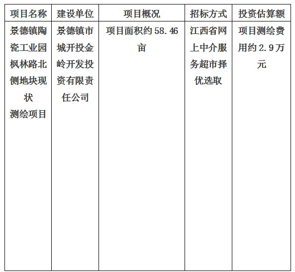 景德镇陶瓷工业园枫林路北侧地块现状