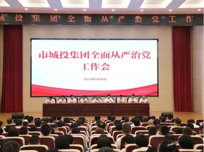 市城投集团召开全面从严治党工作会